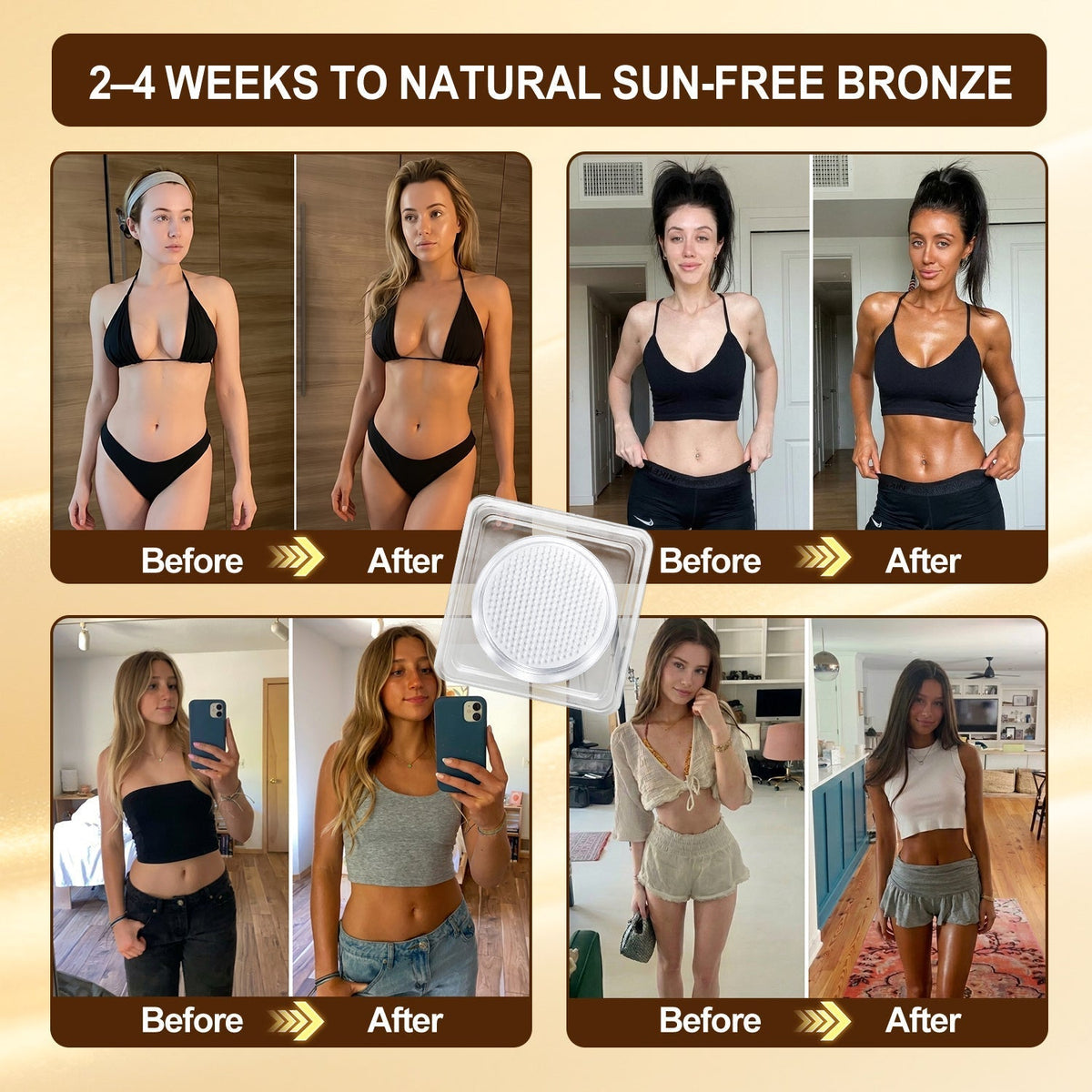 ☀️𝑶𝒇𝒇𝒊𝒄𝒊𝒂𝒍 𝑺𝒕𝒐𝒓𝒆 | ☀️ Wimaid® Sunless Instant Bronze Tanning Microneedle Patch (Nur einmal täglich) Sichtbarer Bronze-Glanz in 7 Tagen Keine UV-Strahlung, kein Orange, keine Streifen, kein DHA, keine Sauerei