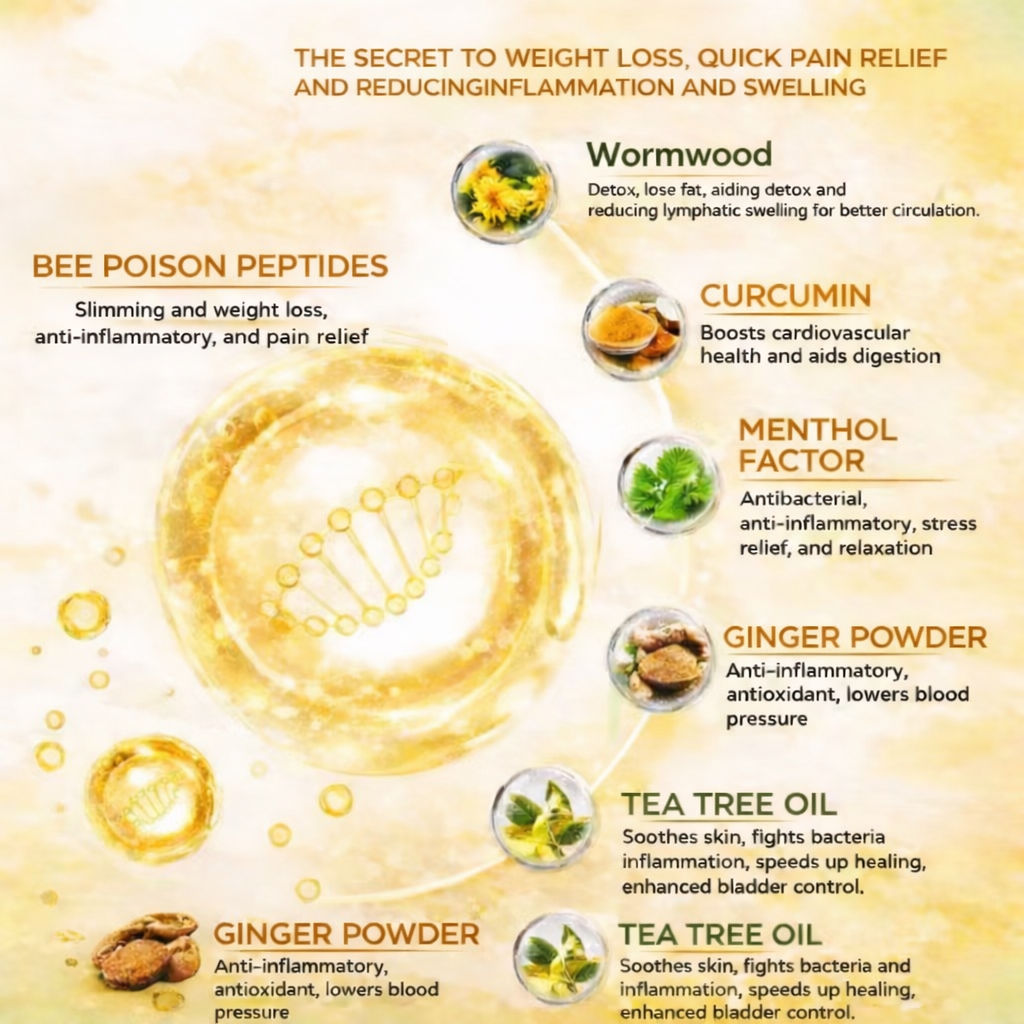 Bee Venom Ginger Herbal Foot Patches