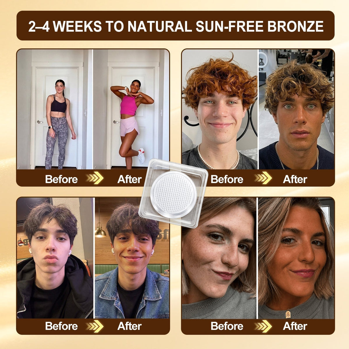 ☀️𝑶𝒇𝒇𝒊𝒄𝒊𝒂𝒍 𝑺𝒕𝒐𝒓𝒆 | ☀️ Wimaid® Sunless Instant Bronze Tanning Microneedle Patch (Nur einmal täglich) Sichtbarer Bronze-Glanz in 7 Tagen Keine UV-Strahlung, kein Orange, keine Streifen, kein DHA, keine Sauerei