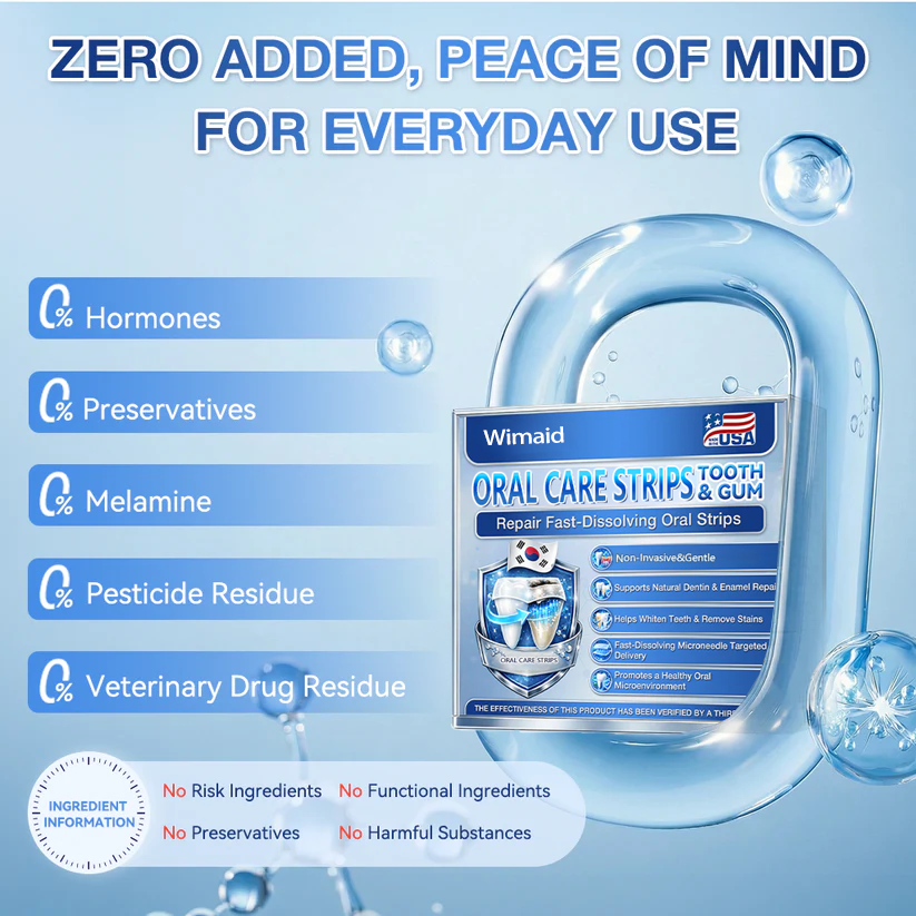 WIMAID® Fast-Dissolving Oral Strips Advanced Daily Oral Care