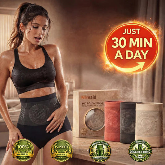 WIMAID® 🐉✨𝟐𝟎𝟐𝟔 Moringa & Berberine 4-in-1 Mikropartikel Formungs- & Fettverbrennungs-Shorts