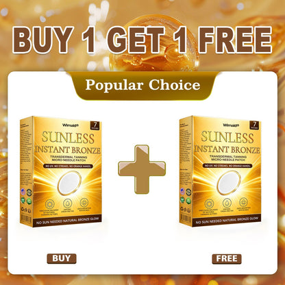 ☀️𝑶𝒇𝒇𝒊𝒄𝒊𝒂𝒍 𝑺𝒕𝒐𝒓𝒆 | ☀️ Wimaid® Sunless Instant Bronze Tanning Microneedle Patch (Just once a day) Visible Bronze Glow in 7 Days No UV, No Orange, No Streaks, No DHA, No Mess