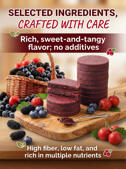 🏆 20K+ SOLD! 🌿Pure natural 🫐blueberry and 🍇mulberry stuffed 🍒hawthorn slices