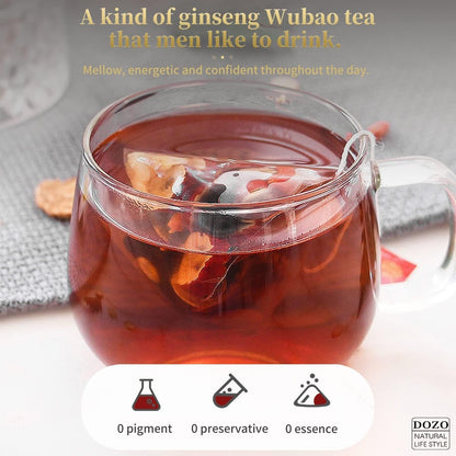 🏆 #1 Best Seller| Ginseng & Mulberry Herbal Tea