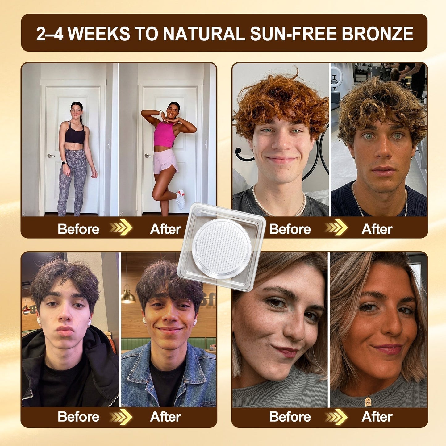 ☀️𝑶𝒇𝒇𝒊𝒄𝒊𝒂𝒍 𝑺𝒕𝒐𝒓𝒆 | ☀️ Wimaid® Sunless Instant Bronze Tanning Microneedle Patch (Just once a day) Visible Bronze Glow in 7 Days No UV, No Orange, No Streaks, No DHA, No Mess