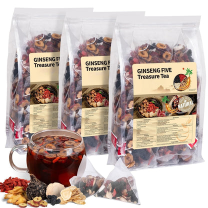 🏆 #1 Best Seller| Ginseng & Mulberry Herbal Tea