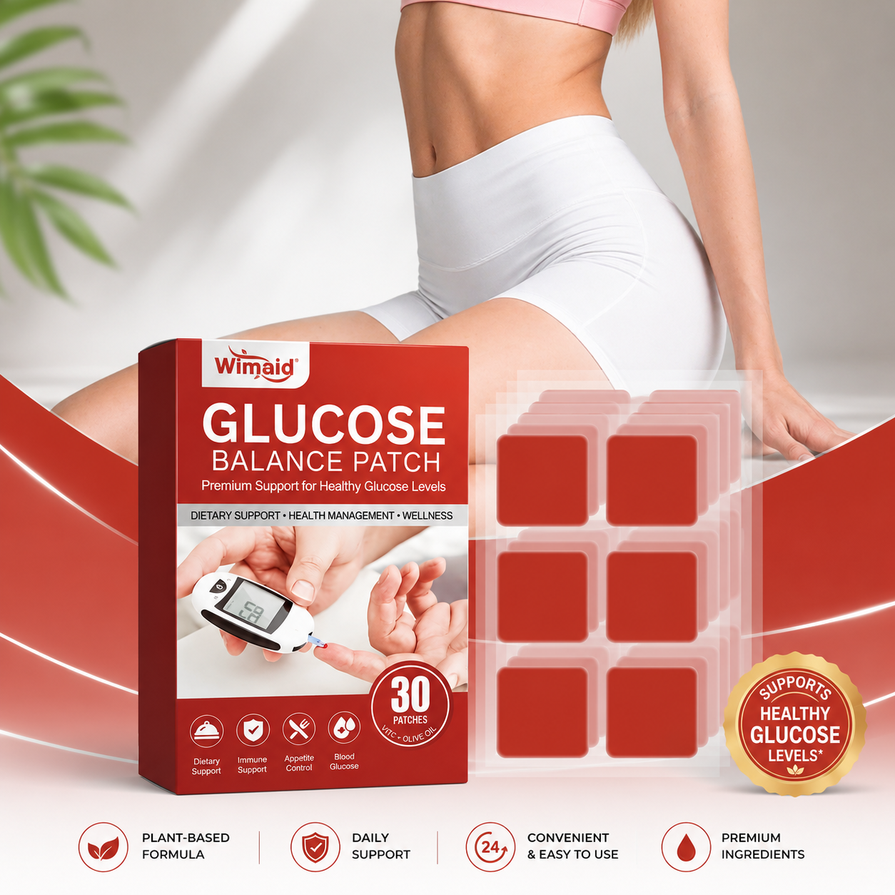 Wimaid® Blood Sugar Control Diabetic Patches
