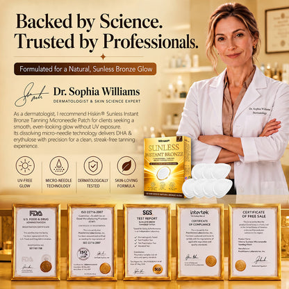 ☀️𝑶𝒇𝒇𝒊𝒄𝒊𝒂𝒍 𝑺𝒕𝒐𝒓𝒆 | ☀️ Wimaid® Sunless Instant Bronze Tanning Microneedle Patch (Just once a day) Visible Bronze Glow in 7 Days No UV, No Orange, No Streaks, No DHA, No Mess